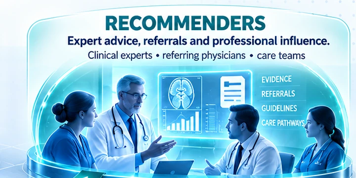Ärzte, Recommender und Care Teams prägen den Markt